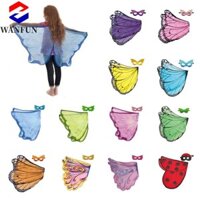 Trang phục cánh bướm RADIANTEDGE, Mũi có mặt nạ mắt Cánh tinh thần thiên thần, Cổ tích trang phục voan Halloween Áo choàng trang phục hóa trang