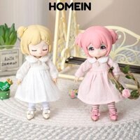 Trang phục cổ tích HOMEIN, Váy dài tay màu trơn thủ công, Thời trang có vòng hoa DIY Phụ kiện quần áo búp bê Váy cho búp bê 1 / 11 OB11 / cho búp bê BJD 1 / 12