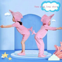 Trang phục cosplay cá voi xanh/đỏ cho trẻ em