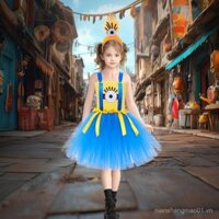 Trang phục cosplay hoạt hình châu Âu và Mỹ Despicable Me, váy tutu Minions cho bé gái DZS0