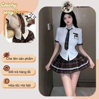 Trang phục cosplay học sinh DN103 Bộ đồ ngủ Học sinh dễ thương cực kỳ quyến rũ gợi cảm