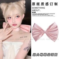 Trang phục cosplay mèo Tom's Dream màu hồng, cổ áo nơ lớn, phụ kiện cổ cho buổi biểu diễn, đạo cụ chụp ảnh