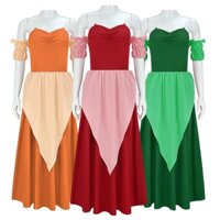 Trang phục cosplay Người đẹp và Quái vật Claude Tronc Belle, váy công chúa, trang phục Halloween WVDV