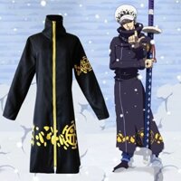 Trang phục cosplay One Piece 2 Years Later Trafalgar Law, áo choàng, bộ trang phục anime đầy đủ