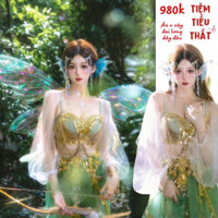 Trang phục cosplay tiên cá thần rừng tinh linh ( sẵn )