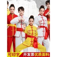 Trang phục đánh trống mẫu mới trang phục biểu diễn MÚA LÂN SƯ RỒNG trang phục nam nữ Yangko trang phục trống thắt lưng trang phục tập võ thuật trang phục biểu diễn