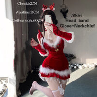 Trang Phục Giáng Sinh Gợi Cảm Cho Nữ, Trang Phục Ông Già Noel Cho Người Lớn, Váy Ông Già Noel Cho Bé Gái Trang Phục Mũ Giáng Sinh