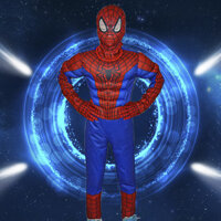 Trang phục Halloween cho trẻ em, bộ trang phục anh hùng Avengers, bộ đồ cơ bắp Spider-Man + mặt nạ