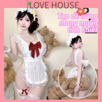 Trang phục hầu gái cosplay JK Bowknot - LOVE HOUSE LH026
