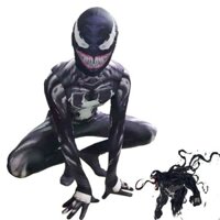 Trang Phục Hóa Trang Người Nhện Venom Cho Trẻ Em Người Lớn