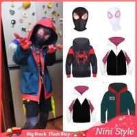 Trang Phục Hóa Trang Người Nhện Cho Bé Trai Miles Morales