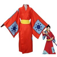 Trang phục kimono cosplay One Piece Luffy, trang phục hoạt hình Luffy