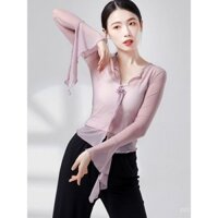 Trang phục múa cổ điển cho phụ nữ, váy lưới bồng bềnh, trang phục biểu diễn thi nghệ thuật, áo tập múa dân tộc Trung Quốc, mùa hè