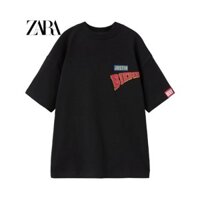 Trang phục mùa hè ZARA Áo thun nam in hình JUSTIN BIEBER mới 1277671 800