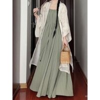 Trang phục nữ Trung Quốc mới phong cách Trung Quốc siêu tiên nữ Hán phục cách tân Hán phục yếu tố Trung Quốc Váy hai chiếc mùa hè