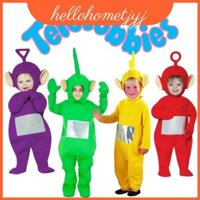 Trang Phục Polyester Teletubbies Cosplay Hoạt Hình Người Lớn Trẻ Em Body