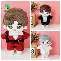 Trang phục quần áo búp bê NEXUSF, Bộ đồ trang trọng Mặc quần áo búp bê Cotton 20cm, Không có thuộc tính Quần áo búp bê Thắt lưng dễ thương Bộ trang phục búp bê đáng yêu Phụ kiện búp bê