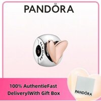Trang sức bạc 100% s925 miễn thuế, nhẫn Pandora, quà tặng trang sức, charm kẹp trái tim tự do 788697 C00.
