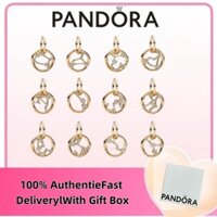 Trang sức bạc 100% s925 miễn thuế, nhẫn Pandora, quà tặng trang sức khi mười hai chòm sao lấp lánh2