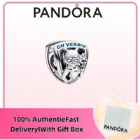 Trang sức bạc 100% s925 miễn thuế, nhẫn Pandora, quà tặng trang sức, biểu tượng Rocket Raccoon & Groot 792565 C01