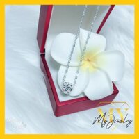 Trang sức bạc 925 : Dây Chuyền Châu Kim Tiền.