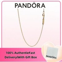 Trang sức bạc nguyên chất S925 miễn phí 100% quà tặng trang sức Pandora Vòng cổ dây chuyền Pandora bùa hộ mệnh vàng 14k 352871c00