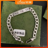 [Trang sức bạc nhẹ nhàng sang trọng] Giá BargainDạo Phố Cổ Nhà Đôi G Vòng Tay Yêu Tinh Vòng Tay Vòng Tay Bạc Thái Vòng Tay Retro Vòng Tay Độc Đáo Đầu Lâu Trang Sức Nam Nữ Cùng Phong Cách Cặp Đôi Quà Tặng lẫn Nhau