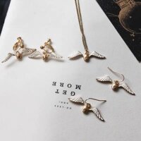 Trang sức bạc quả bóng Golden Snitch