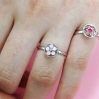 Trang Sức BNC Hoa Dễ Thương Tình Bạn Mini Free Size Nhẫn Có Thể Điều Chỉnh Mở Quấn Ngón Tay Nhẫn Thoải Mái