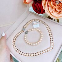 Trang sức bộ dây chuyền vòng tay bông tai cao cấp BTS0046 - Trang Sức TNJ