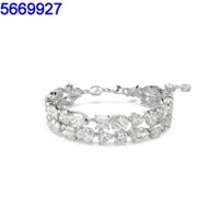 [Trang sức mới] Vòng tay MESMERA cổ điển chất lượng cao thời trang Trang sức sang trọng nhẹ mạ vàng trắng gửi LOGO nữ không dị ứng phai màu