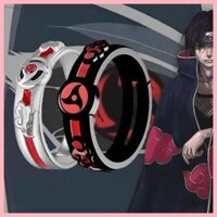 Trang Sức Naruto Sasuke Naruto Sasuke Nhẫn Tiểu Tổ Chức Sasuke Itachi Viết Mắt Tròn Anime Hai Chiều Nam Nữ Mở Nhẫn Trang Sức Kakashi Obito Gaara