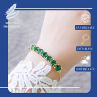 Trang sức Swarovski, Vòng tay GEMA xanh lá tinh tế, sang trọng fullbox_thien_nga_viet_nam