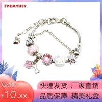 Trang sức tay Sanrio ngọt ngào, đá mắt nữ, vòng tay Hello Kitty cao cấp