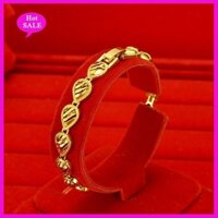 Trang sức xuyên biên giới Dây đeo cổ tay Mạ vàng 24K Vòng tay nữ Quà tặng Trang sức tay Sản phẩm tốt Giá xuất xưởng Bán hàng trực tiếp Bán buôn