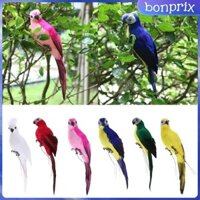 Trắng Thực Tế Cây Macaw Chim Nhân Tạo Lông Vẹt Mô Hình Trang Trí Tượng