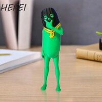 Trang trí bàn dưa chuột ngâm HEFEI, Mô phỏng mô hình 3D In hình dưa chuột ngâm, Bộ sưu tập dễ thương Trang trí thủ công Phim hoạt hình Pickle Man Đồ chơi in 3D Trang trí máy tính