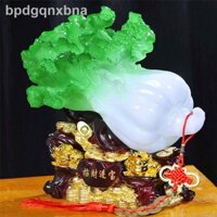 ✥✷Trang trí bắp cải ngọc Lucky Jinbao Cửa hàng tủ rượu phòng khách lớn Jinchan Fengshui thủ công quà tặng khai trương