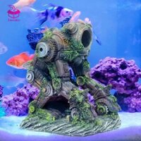 Trang trí bể cá Tượng trang trí bể cá Hide Cave Crafts cho bàn Bể cá Trang trí phòng khách