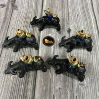 Trang trí bể - Mục đồng thổi sáo, cưỡi trâu (9x7cm)