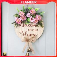 Trang Trí Cửa Vòng Hoa Treo Cửa Vòng Hoa Mộc Mạc Bên Ngoài Vòng Hoa Mùa Xuân Treo Vòng Hoa Chào Mừng Cho Cửa Phòng Khách