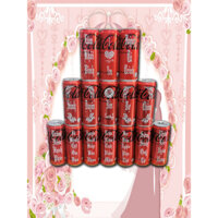 Trang trí đám cưới Set bộ lon coca khắc chữ