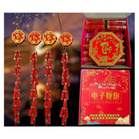 Trang Trí Decor P.h.á.o Điện Tử Tết Có Remote Điều khiển Từ xa, Độ Dài Từ 1m8 đến 2m2