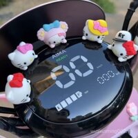 Trang trí đuôi xe điện KT Cat, đồ trang trí nhỏ, búp bê hoạt hình dễ thương, xe điện Ninebot Hello Kitty phổ thông