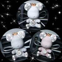 Trang trí khe gió điều hòa sáp thơm hình gấu Bearbrick - Phụ kiện trang trí ô tô , nước hoa xe hơi, Kẹp cửa gió