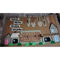 Trang trí mầm non GÓC XÂY DỰNG