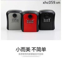 Trang Trí Mật Khẩu Hộp Chìa Khóa Mắt Mèo Không Đục Lỗ Cửa Chống Trộm Treo Tường Khóa Cửa Tạm Thời