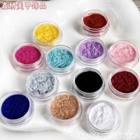 Trang trí nghệ thuật móng tay, bột nhung nhung, phụ kiện móng tay bột nhung, bột len, phụ kiện nghệ thuật móng tay nhung nhung
