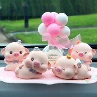 Trang Trí Ô Tô Set Heo Đáng Yêu Trang Trí Ô Tô, Xe Hơi