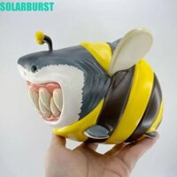 Trang trí ong cá mập SOLARBURST, Trang trí nhựa cá mập phiên bản Q, Nhân vật động vật đại dương Giả mạo cá voi Cá mập hoang dã Tượng động vật trang trí Quà tặng sinh nhật cho trẻ em